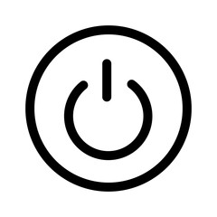 Poster - Power Activation Button Icon Ideal for Technology and Electronics Designs