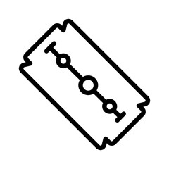 Poster - Razor Blade Icon Perfect for Shaving and Grooming Illustrations