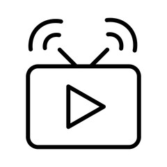 Poster - Live Icon Ideal for Streaming and Real-Time Communication Themes