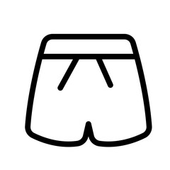 Poster - Shorts Icon Perfect for Fashion and Summer Apparel Designs