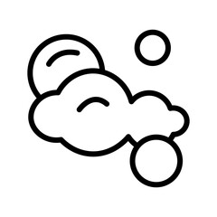 Poster - Bubbles and Foam Icon Perfect for Cleaning and Bathing Designs