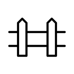 Poster - Fence Icon Perfect for Home and Property Security Designs