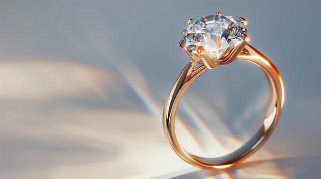 close-up diamond ring