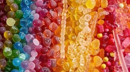 Poster - Colorful and Sweet Gummy Candy