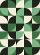 © Sergei Krestinin/Stocksy - Green geometric shapes.