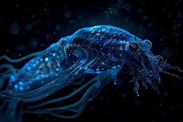 unexplored and incredible sea creatures , glowing sea creatures