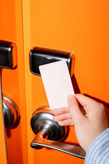Modern Security Access with Card Swipe