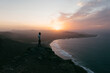 © Berena Alvarez/Stocksy - man enjoys the sunset in Lanzarote