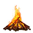 © Ihor - Big bonfire with flame. Isolated on transparent background.
