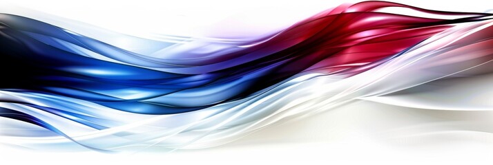 Wall Mural - Minimalist abstract background in white, blue, and red reflecting olympic games concept, wide banner