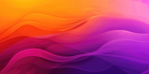 Poster - a flowing multicolored gradient background of pink, orange, purple, and yellow. aig51a.