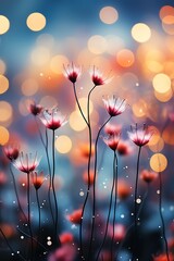 Aufkleber - Pastel color tone gradient with abstract bokeh light background