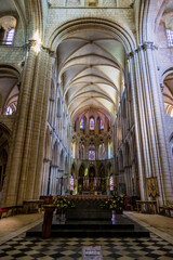 Canvas Print - Abbatiale Saint-Étienne de Caen dans l'Abbaye-aux-Hommes