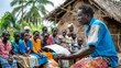 © selentaori - Health Worker Educating Community in Remote Village