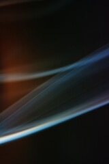 Wall Mural - close up of smoke abstract on black background
