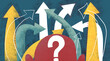 © Marusya Wrobel/Stocksy - Decision Making Concept With Arrows and Question Mark