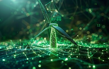 combining images and graphics for sustainable wind energy