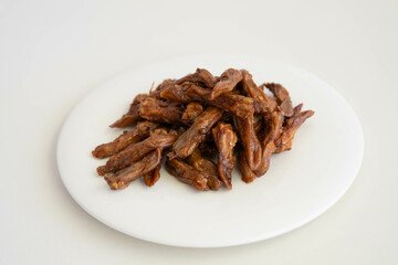 Canvas Print - Plate of Duck Tongues
