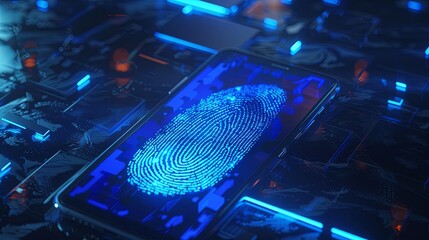 Biometric fingerprint on phone - 9