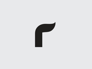 Poster -  Letter R  Logo Design and small letter r logo