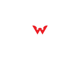 Poster - W letter  logo design