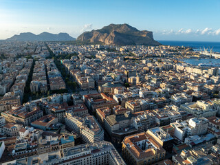 Canvas Print - Aerial View - Palermo, Italy