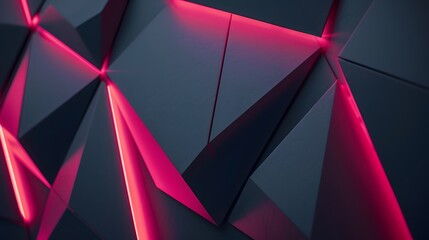 futuristic black background with red light technology