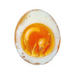 © Sim - boiled egg top view full length on transparency background PNG