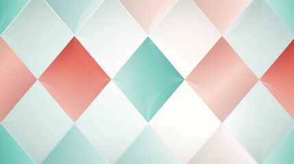 Poster - Soft geometric shapes background in light colors for graphic design or web design projects