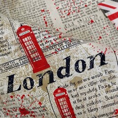 London Vintage Newspaper Background