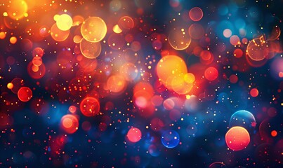 an abstract blur background featuring a defocused ferris wheel illuminated by vibrant lights, perfec