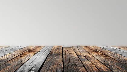 Aufkleber - A wooden floor with a white background