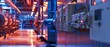© JK_kyoto - Intelligent power factor correction systems optimizing the efficiency of electrical power usage in industrial settings