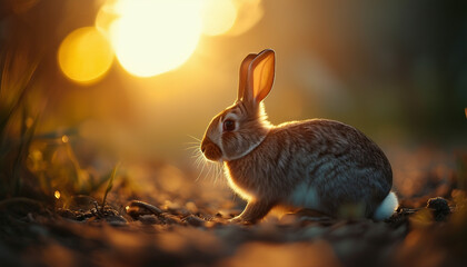 Poster - Rabbit in Nature