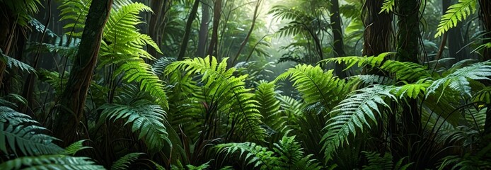 Canvas Print - Lush Rainforest.