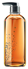 Wall Mural - Compact Tanning Gel Bottle. Isolated on a Transparent Background. Cutout PNG.