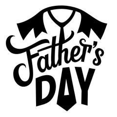 Wall Mural - happy fathers day vector art illustration 