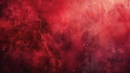 Poster - A red background with a red wall