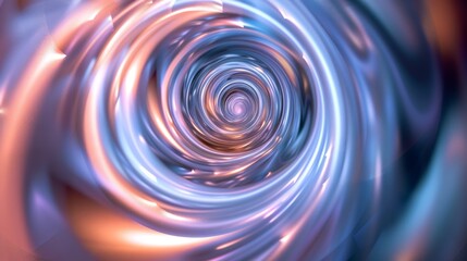 Swirling abstract vortex background in cool tones