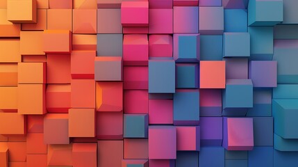 Gradient color blocks creating an abstract mosaic effect.
