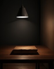 Wall Mural - lamp on the table