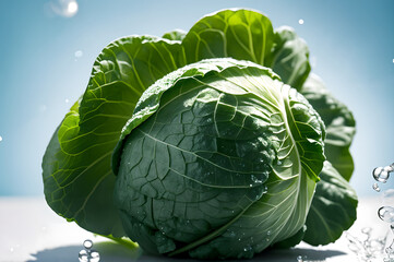 Wall Mural - Fresh cabbage