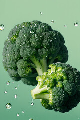 Wall Mural - Fresh vegetable broccoli