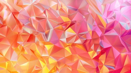 Poster - Innovative polygonal design backdrop