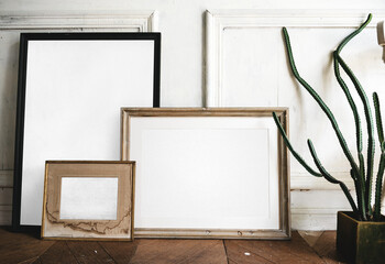 Wall Mural - Frame png mockup, home decor, transparent design