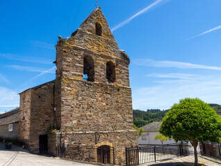 Church of Valle de Finolledo. El Bierzo, Leon, Spain.