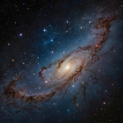 Starry Night in the Milky Way Galaxy,Space,generative God creatio