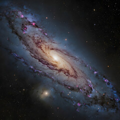 Wall Mural - Starry Night in the Milky Way Galaxy,Space,generative God creatio