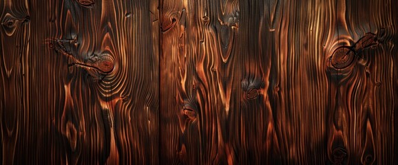 Wall Mural - A detailed look at a piece of wood displaying a swirling pattern