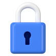 © Rawpixel.com - 3D lock png clipart, data security graphic on transparent background